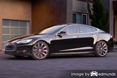 Insurance quote for Tesla Model S in Buffalo