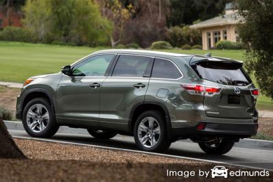 Insurance rates Toyota Highlander Hybrid in Buffalo